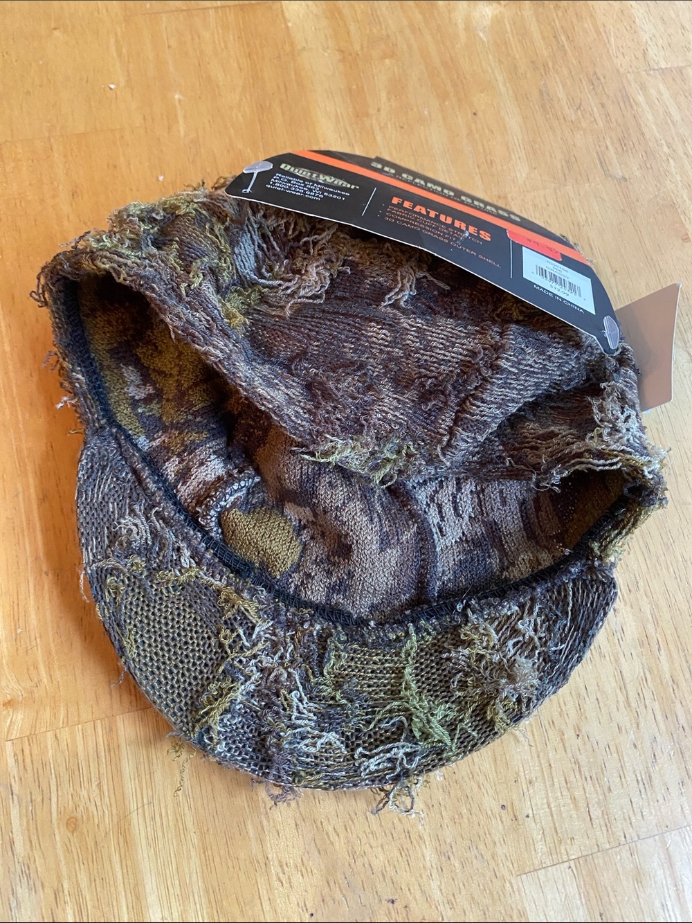 Quiet Wear 3D Camo Grass hat new - Picture 6 of 8